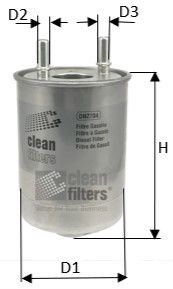 CLEAN FILTERS Kütusefilter DN2704